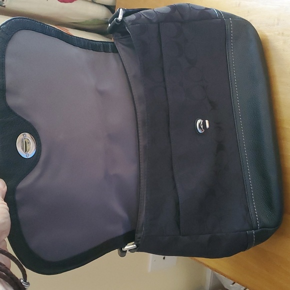 COACH Signature Flap Bag - Picture 6 of 12